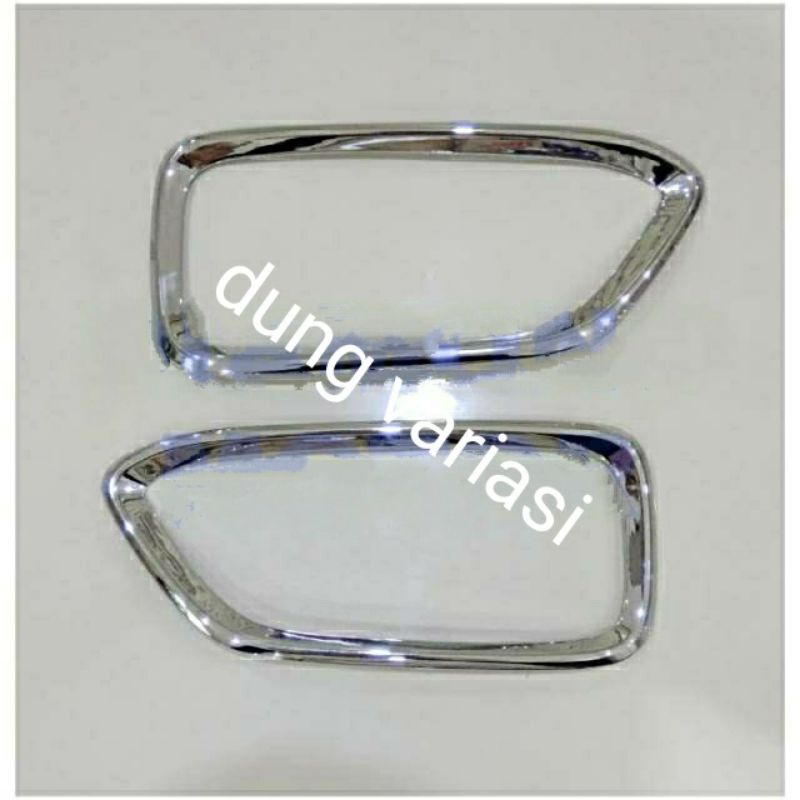 cover foglamp all new brio 2018-2019 platinum chrome