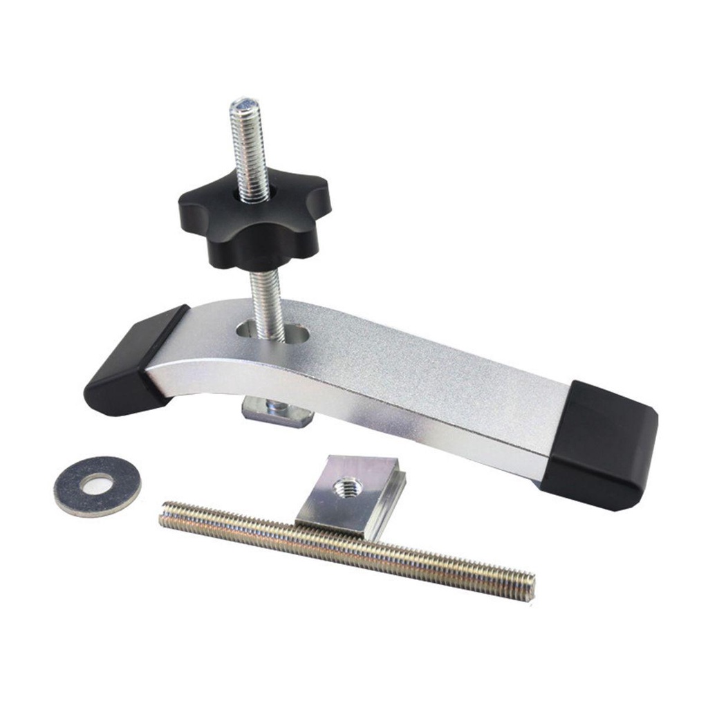 Lanfy Hold Down Klem Tukang Kayu DIY Quick Acting T-Slot Clamping Kit