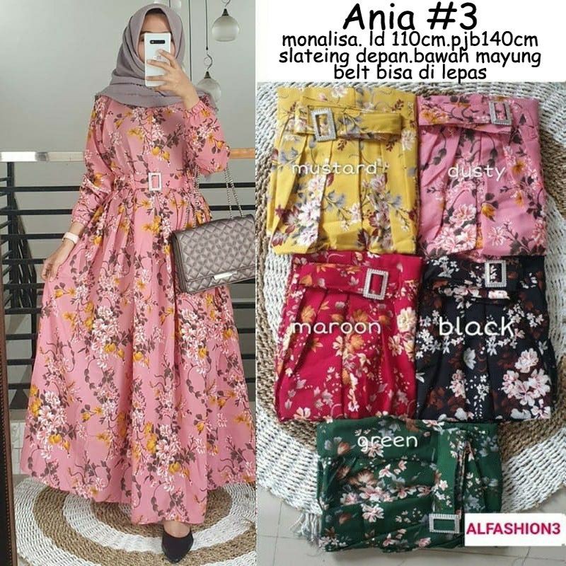 ANIA #3 MAXY MONALISA MOTIF BUNGA