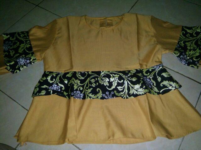 Zola_batik Murah -couple Sania Rufle