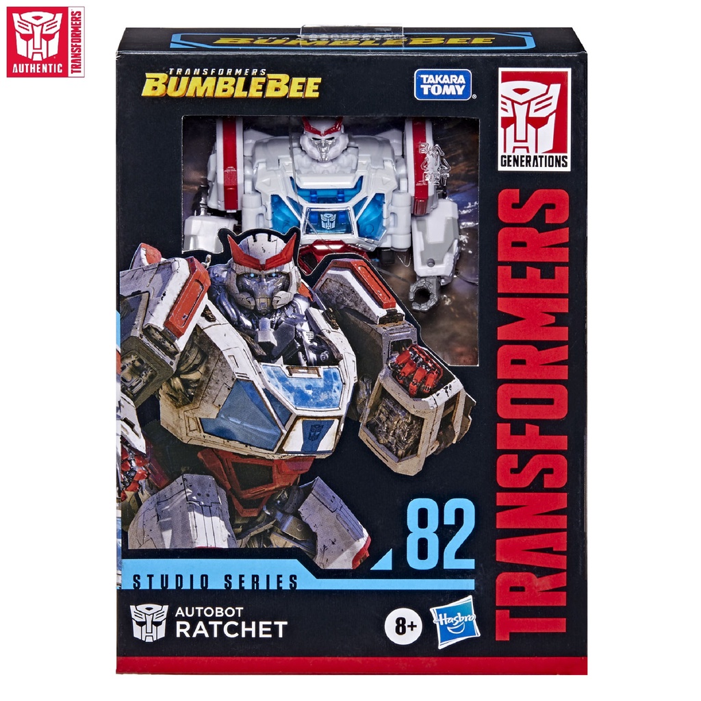 TRANSFORMERS Studio Series 82 Deluxe Class Cybertronian Ratchet Figure