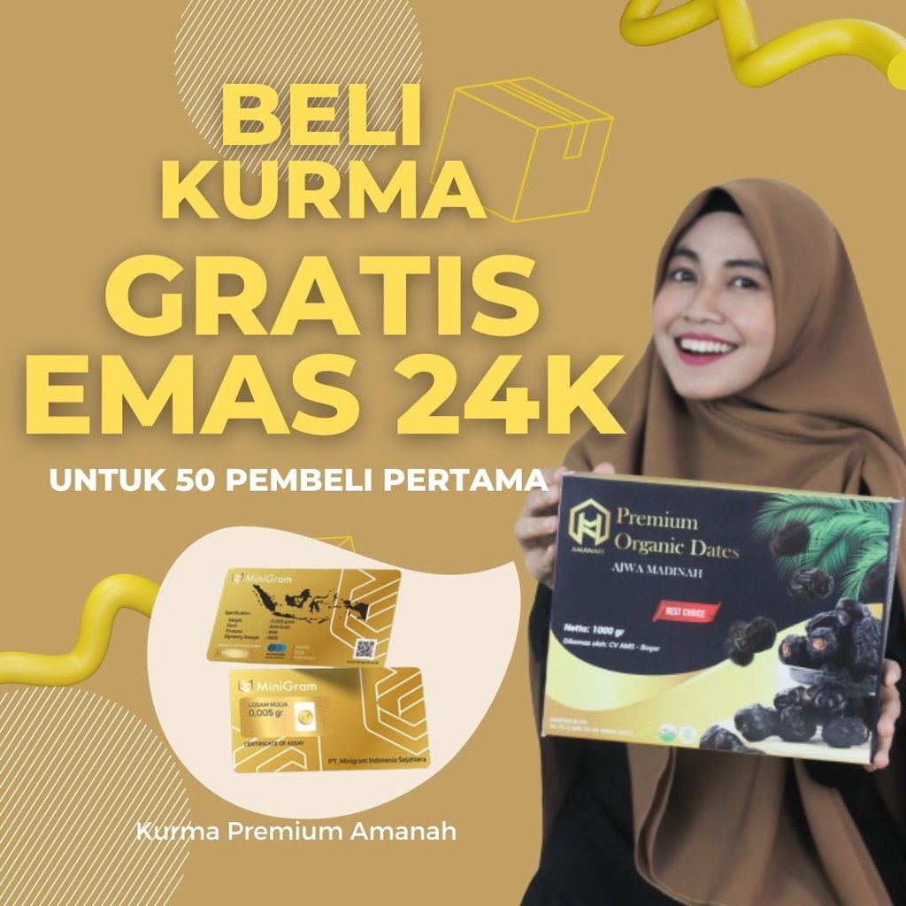 

KURMA AJWA ASLI MADINAH | 100% FRESH TERDAFTAR BPOM DAN BONUS EMAS 24K