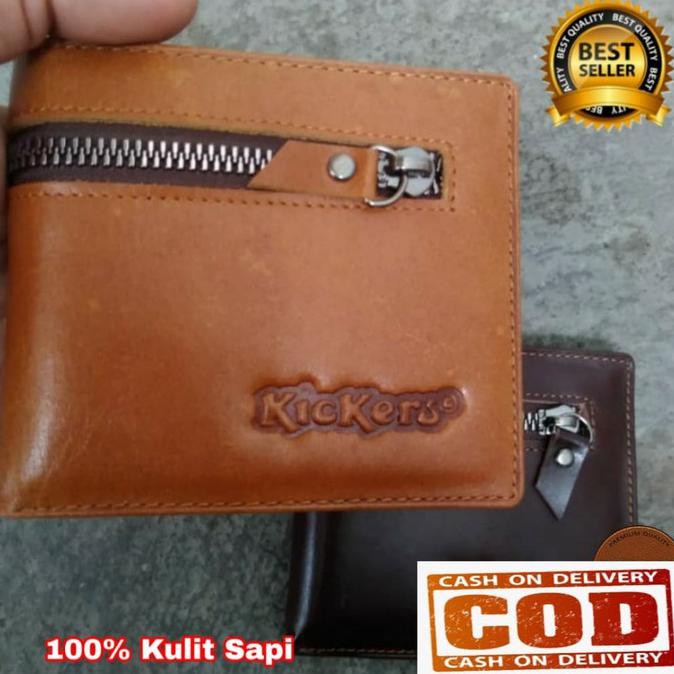 Dompet Kulit Sapi Asli Berkualitas Durable - Dompet Pria Kickers 02 Sintashop45