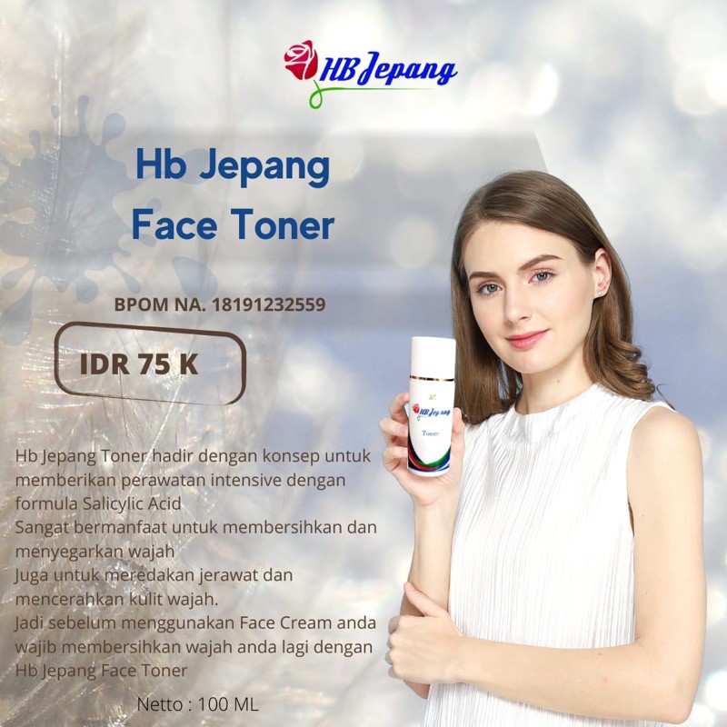 Toner wajah HB jepang