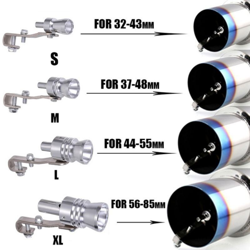 Turbo Wistle / Turbo Wistler / Whistler S M L Xl Efek Suara Turbo Knalpot Mobi