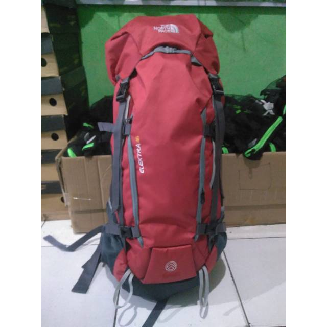 Tas gunung carrier hiking tnf elektra 45 L up 50 L