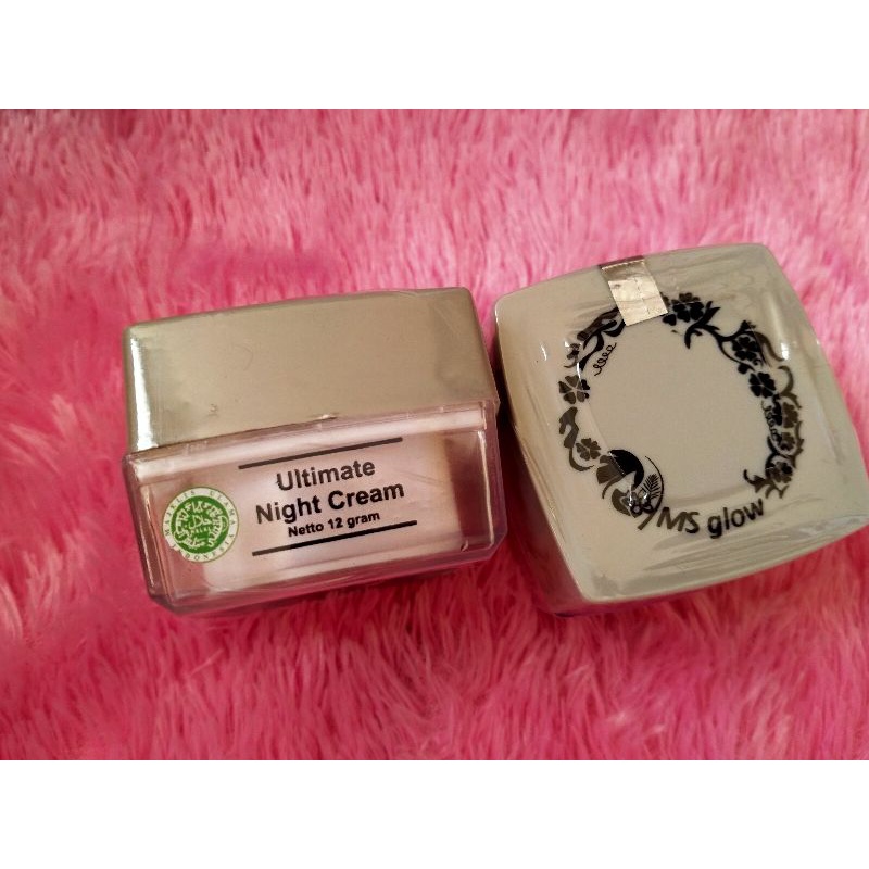 night cream ms glow original / NIGHT CREAM ACNE KEMASAN BARU MS GLOW