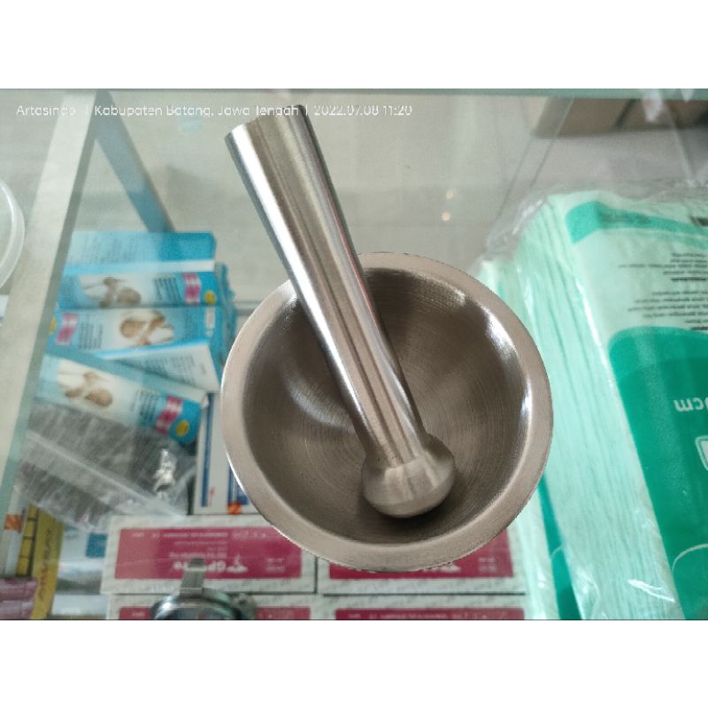 Mortar Dan Alu Penumbuk Obat