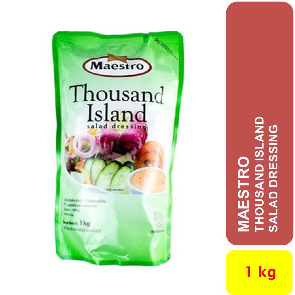 

Salad Dressing Thousand Island kemasan Pouch 1 kg merk MAESTRO