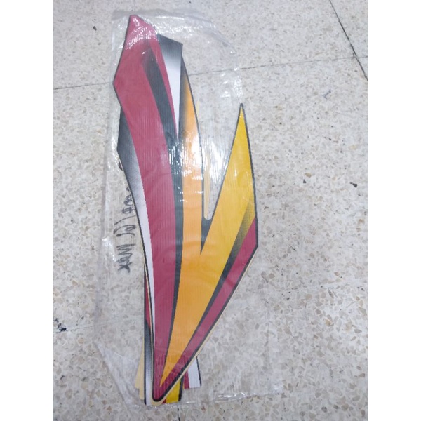 (BAYAR DITEMPAT) striping GL Max 2004 striping lis stiker standar original Honda GL Max 2004