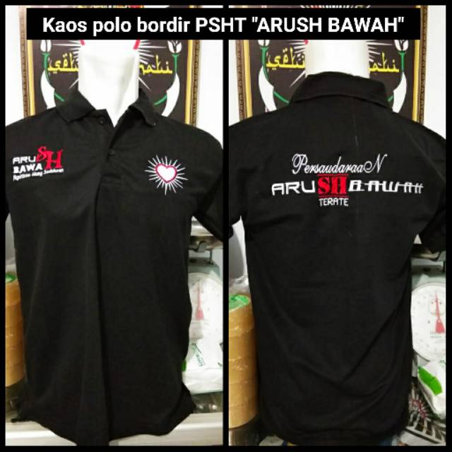  Kaos psht sh terate polo bordir ARUSHBAWAH PSHT Shopee 