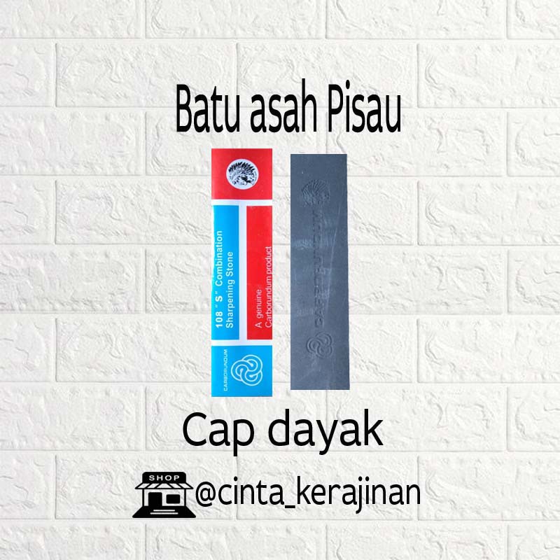 Batu asah pisau cap dayak