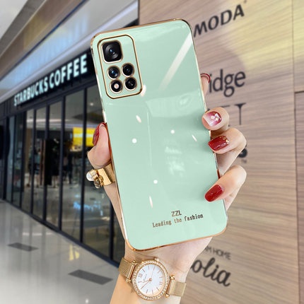 Case Redmi 10 Case Redmi POCO M4 PRO 5G Case Redmi 9A Case Redmi 9C Case Redmi 9T Case Redmi 9 Case Redmi Note 8 Lens Protector Phone Case ZB-Mint Green