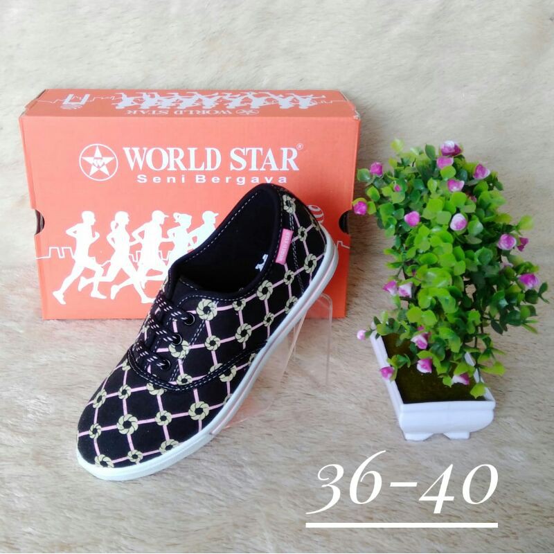 SEPATU TALI CEWEK WORLD STAR