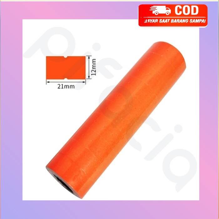 

Kertas Label Harga Isi Atau Refill Label Harga 1 Baris Warna Warni - Orange
