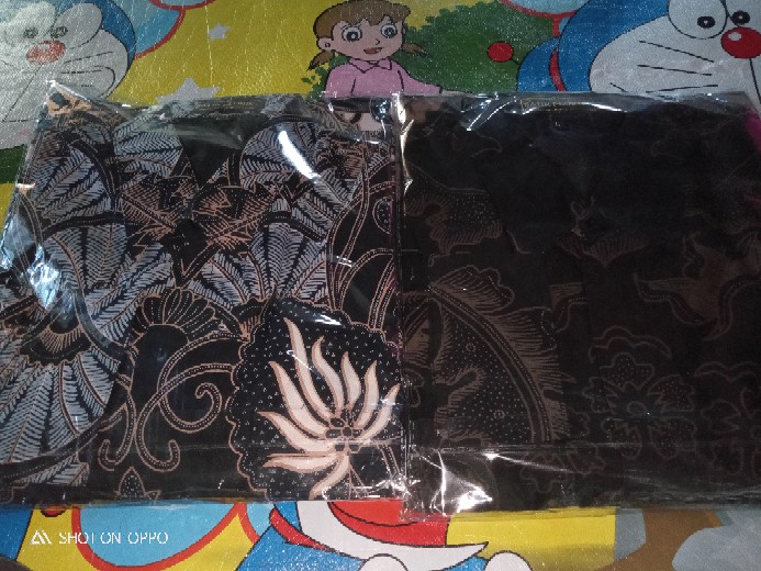 Dwi Mukti Mocca Kemeja Batik Pria Katun Primisima Full Furing