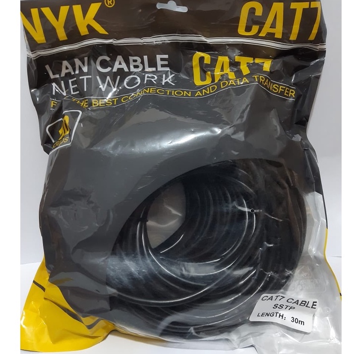 NYK Kabel Lan 30Meter Cat7 SSTP 10Gbps