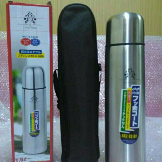 Termos Stainless 1 Liter/termos air panas/mug