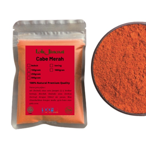 

lohjinawisolo - 100gr cabe merah bubuk