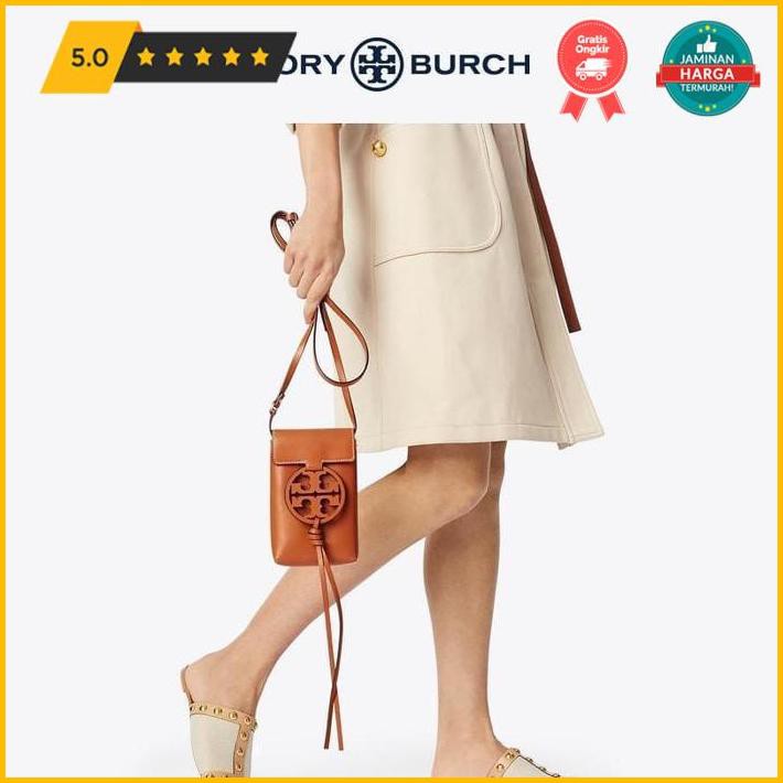 Tas Wanit Tory Burch Miller Phone Crossbody - Original 100% Free Ongkir