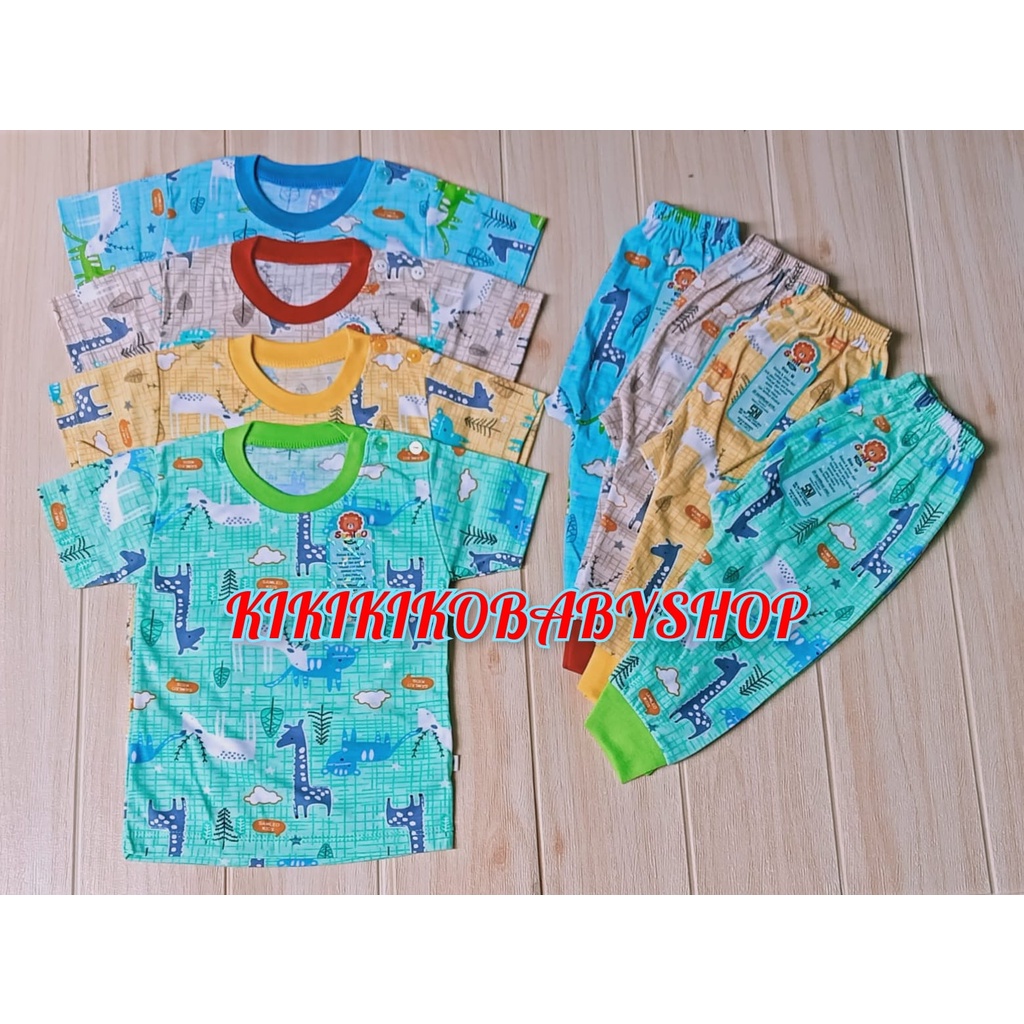 SAMLEO !!!!  1PC/3PC SETELAN BAYI SAMLEO PENDEK PANJANG  M L XL 0-24 BULAN WARNA MIX  PIYAMA BAYI SAMLEO CPR