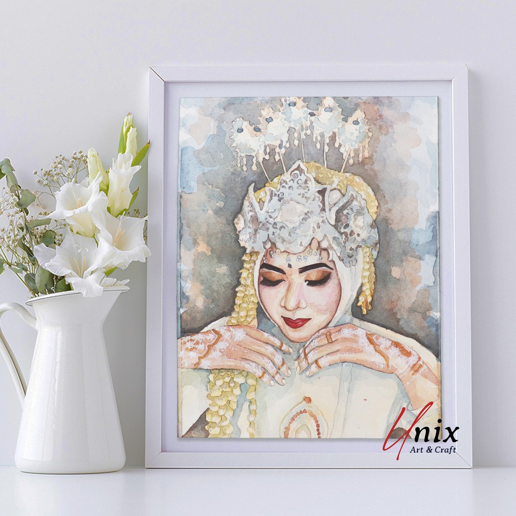 

Ilustrasi Lukisan Wajah Watercolor A3 (30x42 cm)