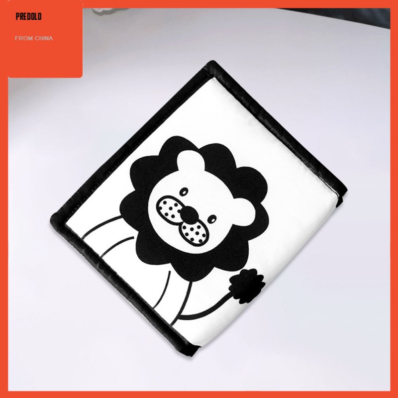 [In Stock] Newborn Baby Black and White Soft Book Rustling Crinkle Paper Teething Toy