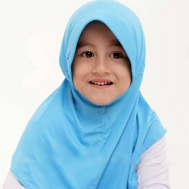 Bergo Plain Naura Kids ORI MiuLan