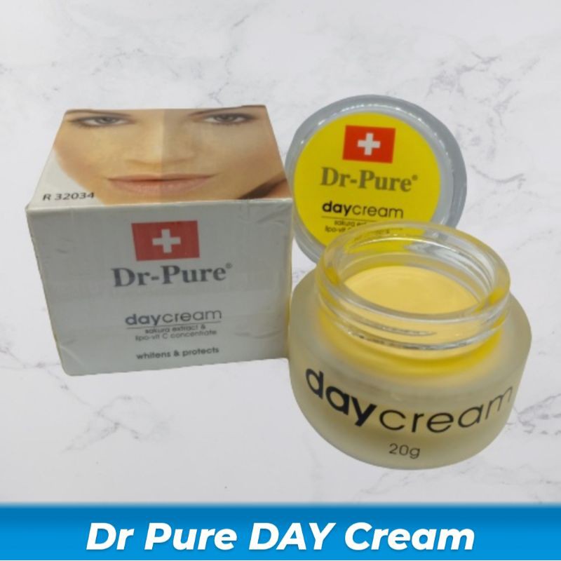 CREAM DR PURE SIANG Cream dr pure whitening