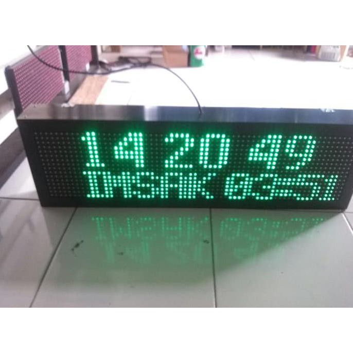 PROMO jam jadwal waktu sholat digital masjid - timer iqomah - terbaru