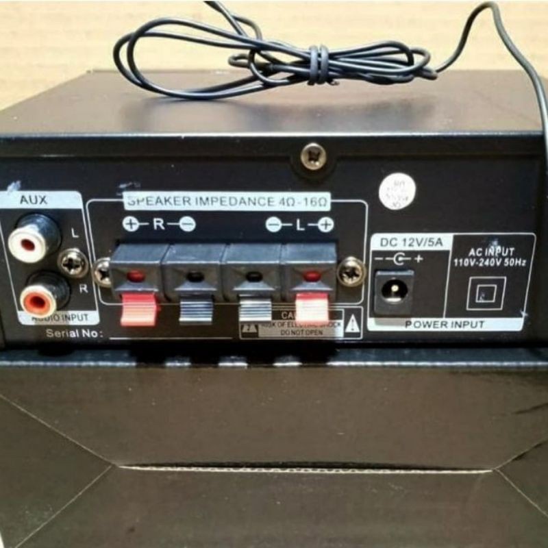 COD Power Amplifier Bluetooth Fleco D05 Ampli Karaoke Mini Digital Stereo Fleco D05