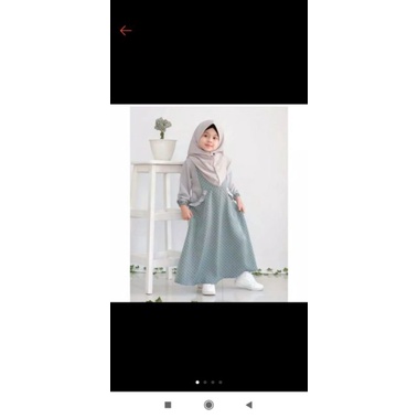 pola instan gamis anak/pola jiplak dress anak