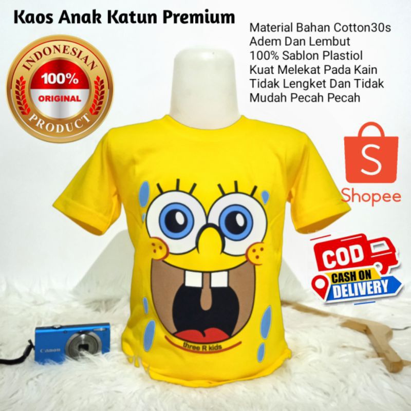 baju anak spongebob
