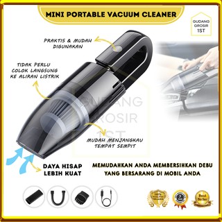 Penyedot Debu Mobil Portabel | Alat Penyedot Debu Portable | Mini Portable Vacuum Cleaner