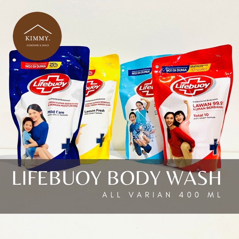 SABUN LIFEBUOY 400 ML / SABUN MANDI LIFEBUOY / SABUN CAIR LIFEBUOY ANTI BAKTERI / LIFEBUOY BODY WASH