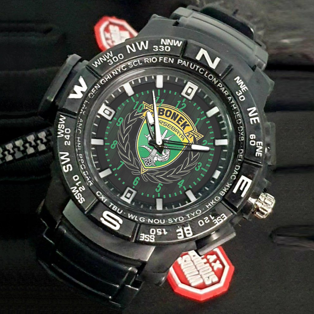 (EXCLUSIVE) Jam Tangan PERSEBAYA motif 10 Sport Bagus