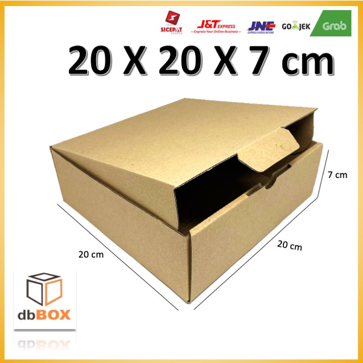 Kardus 20x20x7 cm | Box Die Cut dan Easy Usage | Box Snack & Aksesoris-1