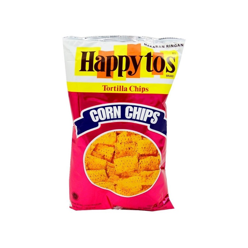

HAPPYTOS SNACK TORTILLA CHIPS MERAH PACK 160 g