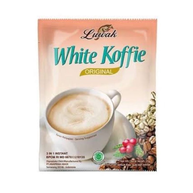 

LUWAK WHITE KOFFIE 20GR