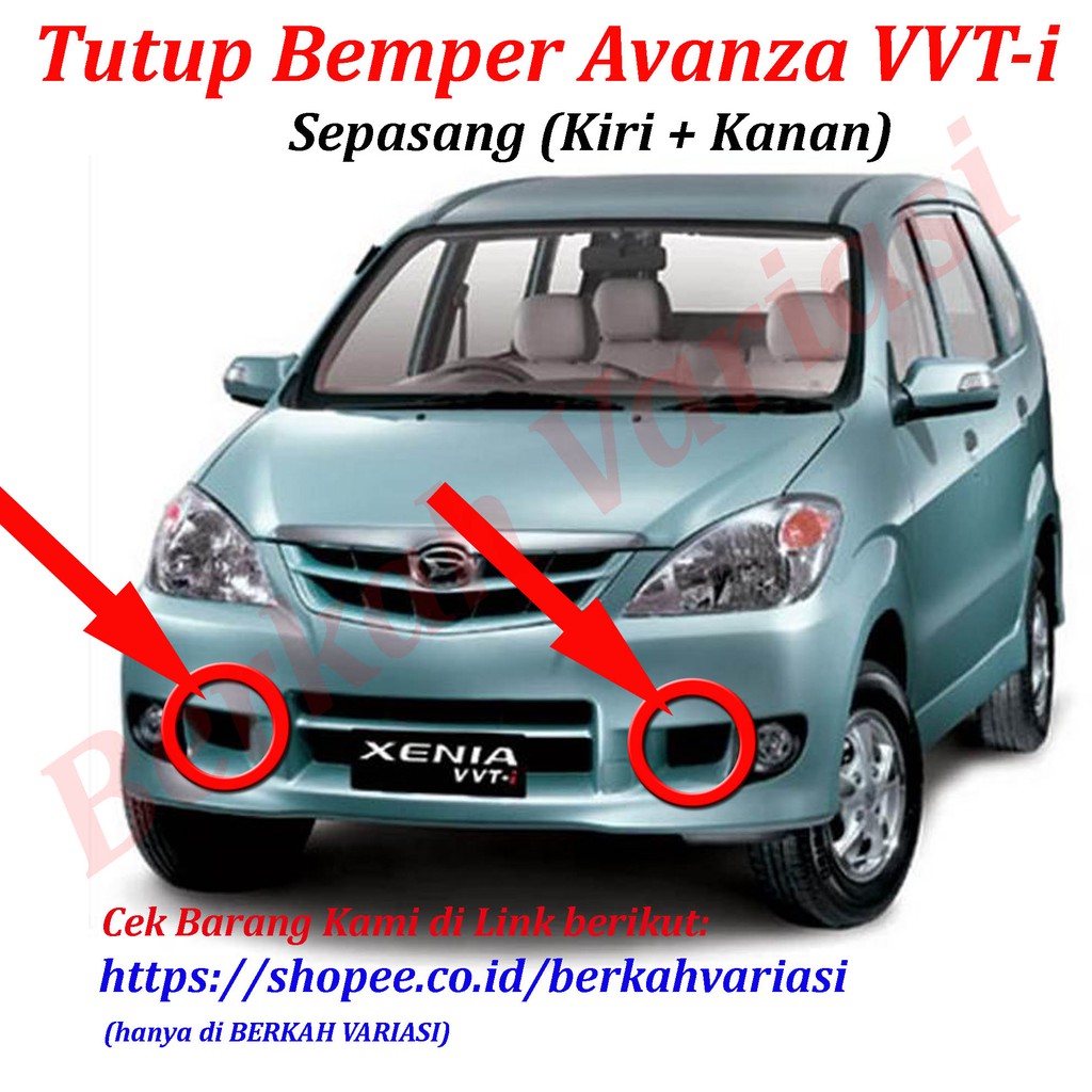 Tutup Bemper Cover Bumper Depan Avanza Xenia Vvti Lama Shopee Indonesia