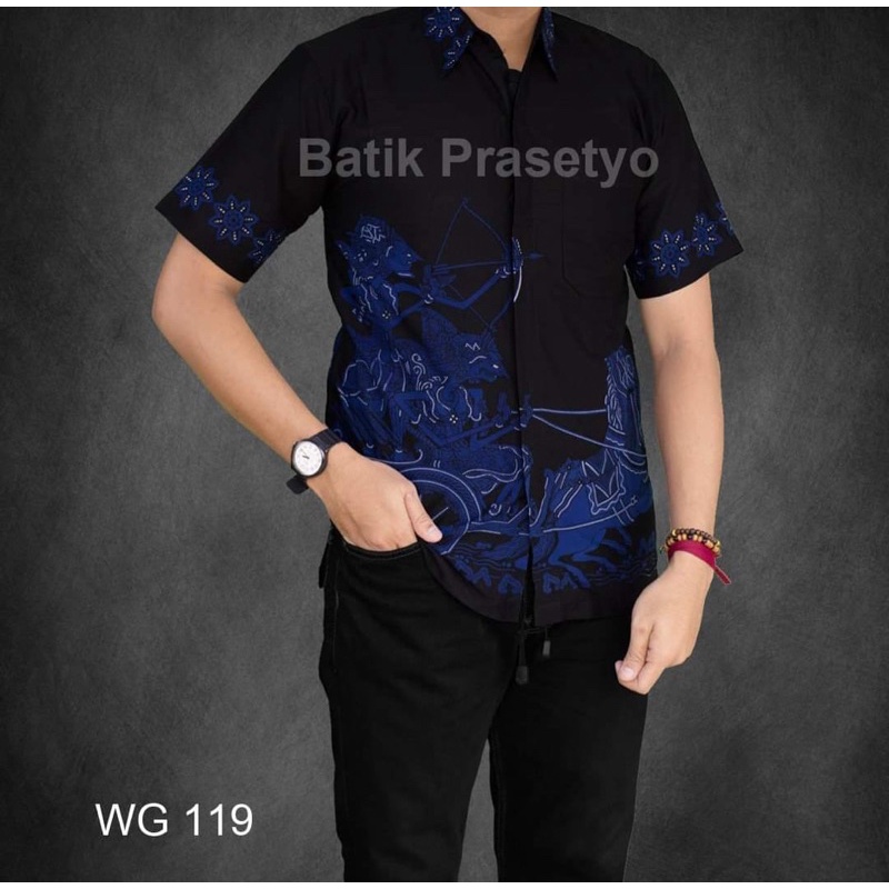 Baju Batik Pria Gus Azmi Syubbanul Muslimin Batik Katun Halus Hadroh Azzahir Santri muslim, Moderen