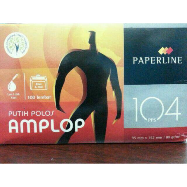 

Amplop putih kecil seal lem paperline