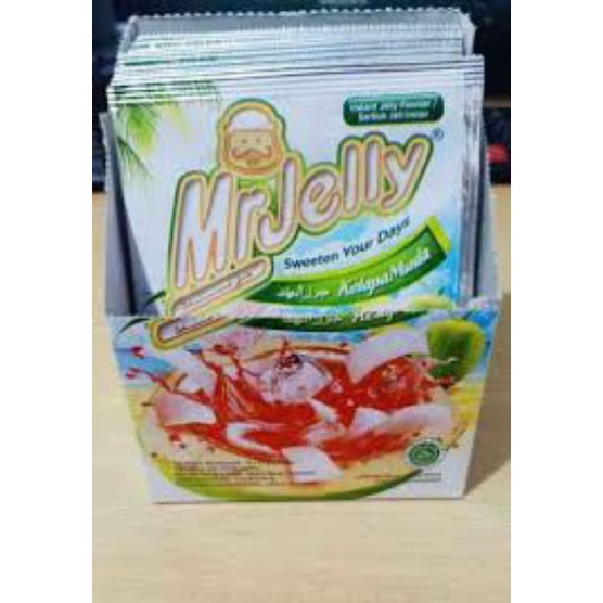 Jual TERBARU!!! mr jelly powder box ekonomis kelapa 10 sachet X 10 gr