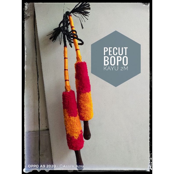 Pecut Bopo anak / pecut jaranan kuda lumping 2 meter  / Pecut Jaranan / Pecut Tari jaranan