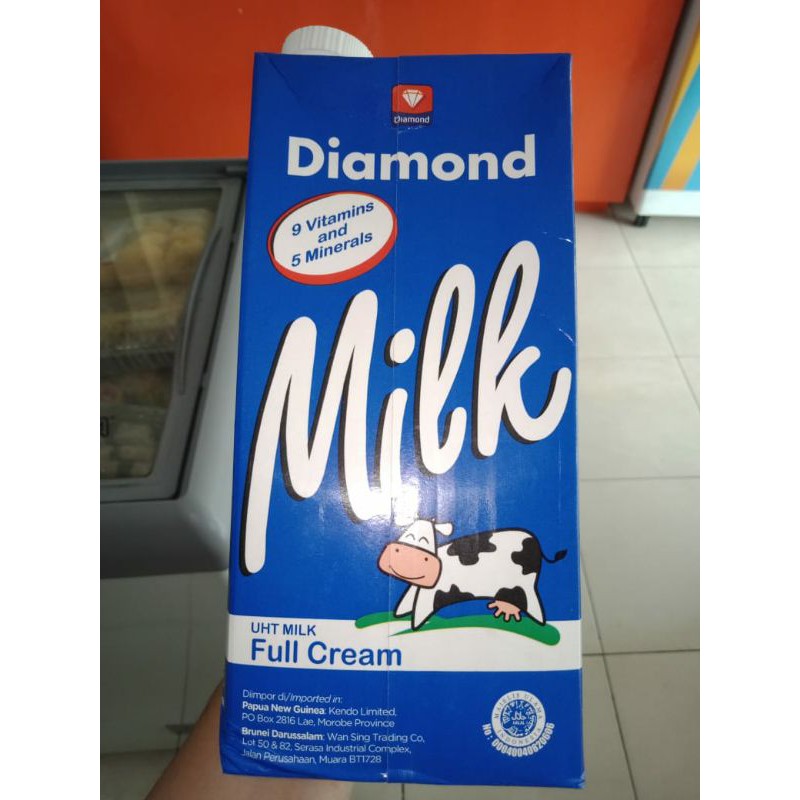 

susu diamond full cream 1 liter