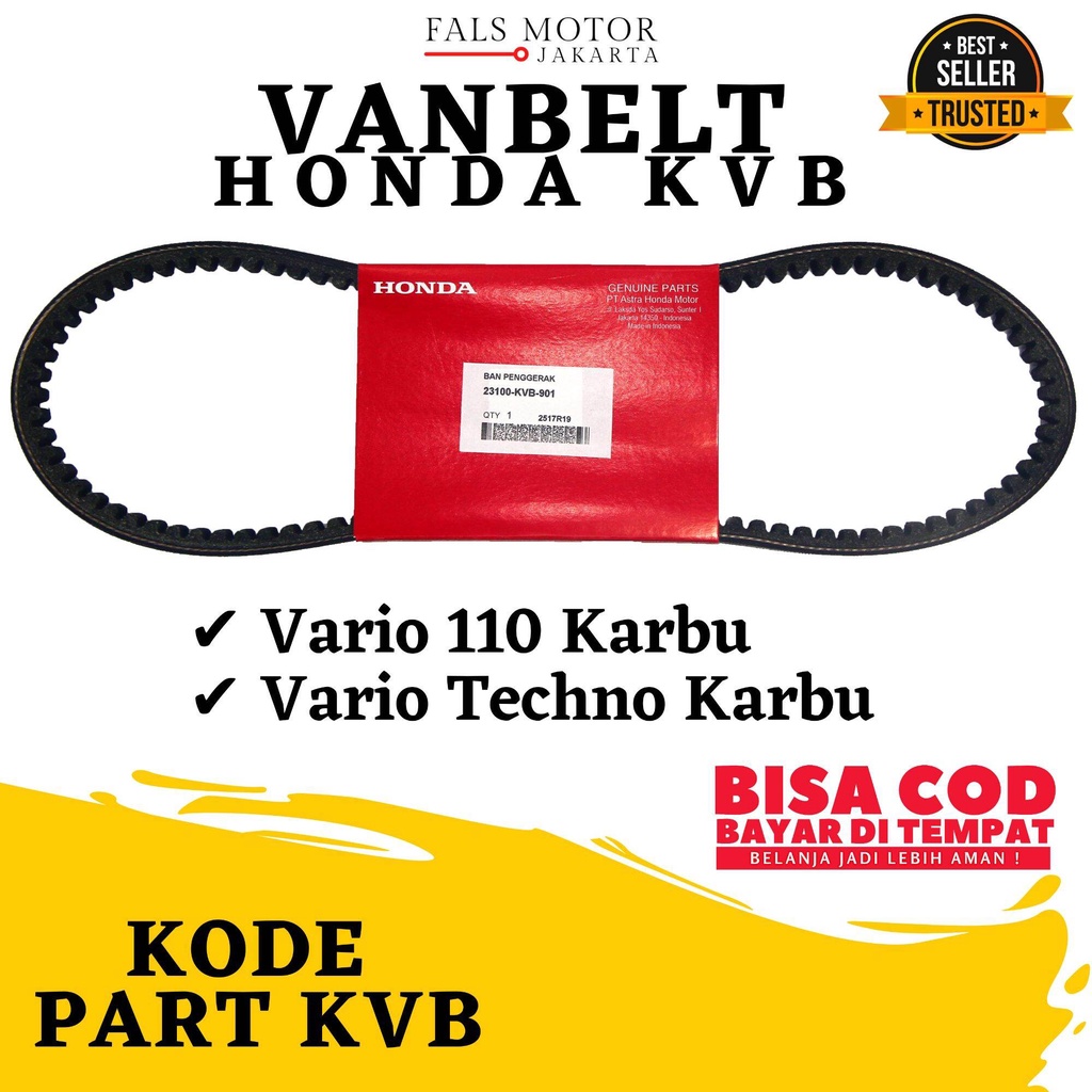 Vanbelt Vario 110 Karbu / V Belt Vario 110 Karbu / Vanbelt Vario 110 / V Belt Vario 110 / Vanbel Var