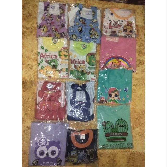 Baju anak paket murah perlusin