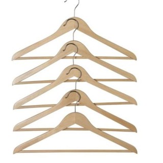 BEST SELLER Hanger Kayu Gantungan  Baju  Celana IKEA  HOPA 