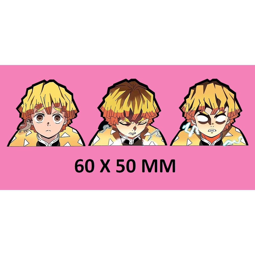 

Kimetsu no Yaiba Zenitsu 3D Motion Stiker Anime - Sticker Bergerak