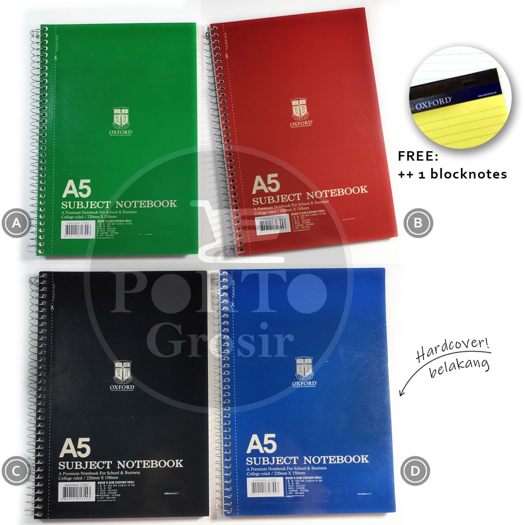 

Oxford Subject Notebook For School & Business Buku Notes Ring Spiral